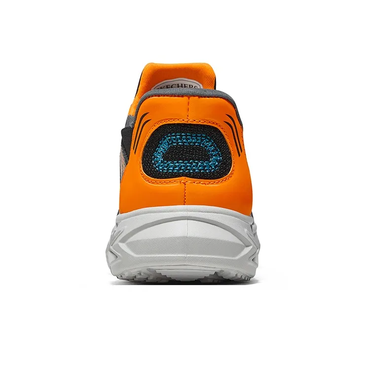 Skechers Hands Free Slip Ins Boys Anti Slip Wear Resistant Kids Lifestyle Shoes Charcoal Gray/Orange Kids'-4