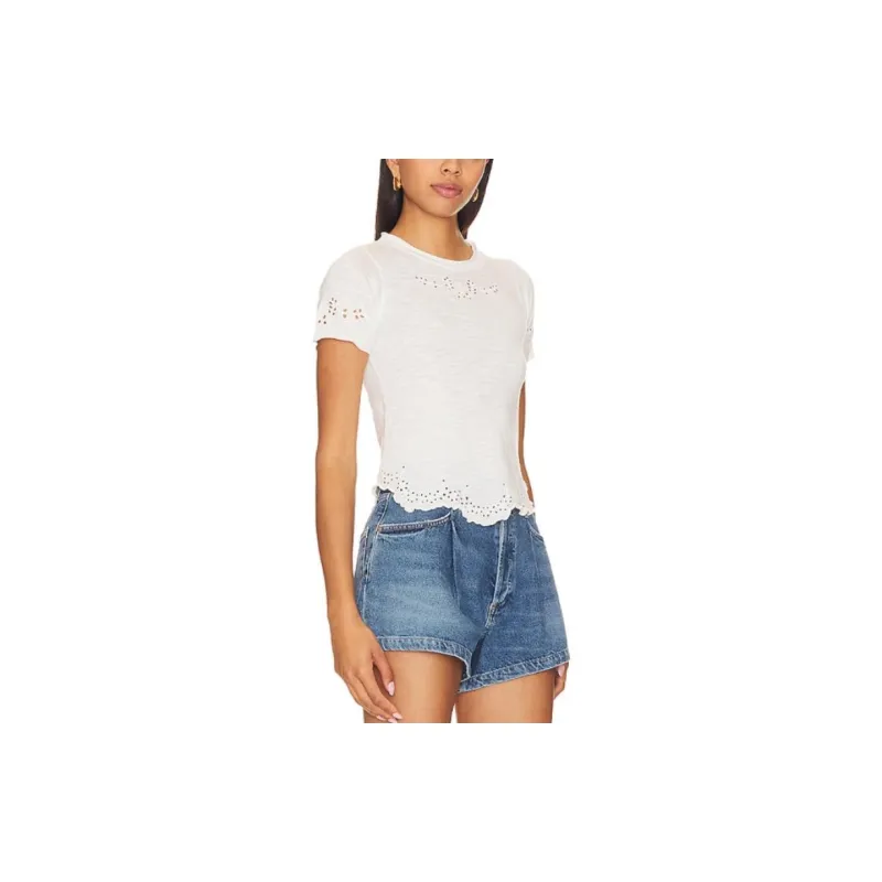 FREE PEOPLE T-Shirts Women's White-3