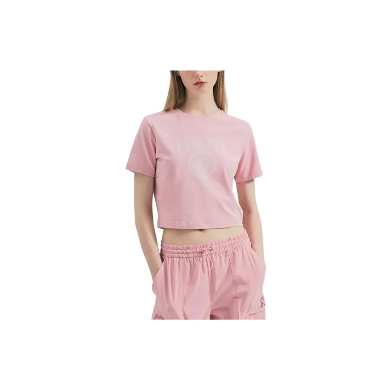 MLB T Shirt Women's Hemp Pink New York Yankees-1