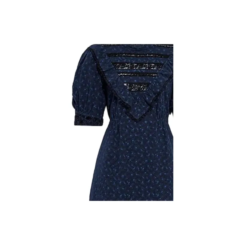 COACH Short Sleeved Dresses Women's Dark Blue-3