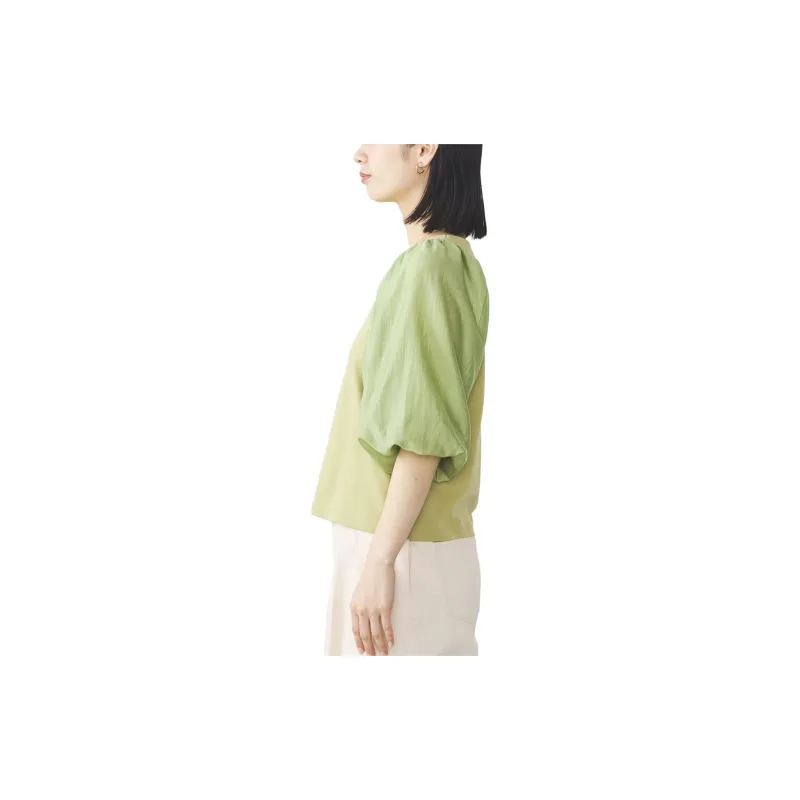 Beams T Shirts Women's Green-3