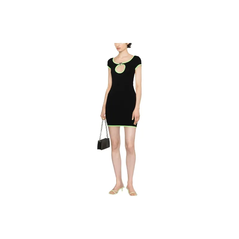 AMBUSH Heart Hole T shirt Dress-1