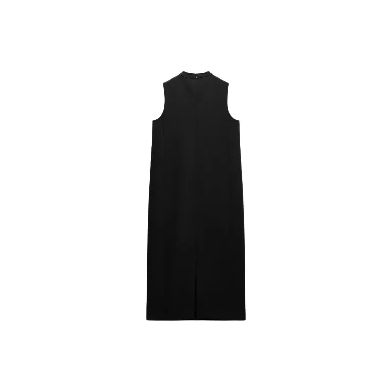 ZARA ZW Series Sleeveless Dress Women's Black-1