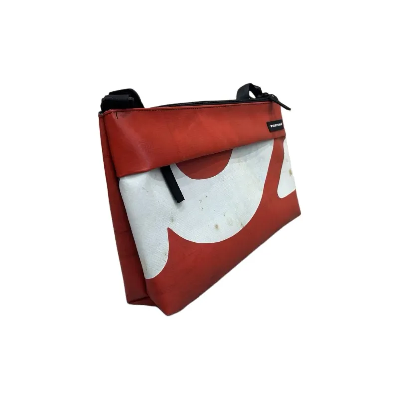 FREITAG PVC Crossbody Bags Shoulder Bags Small Size Unisex Red & White-1