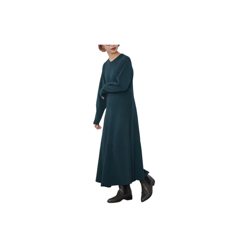 Beams Long Sleeved Dress Women's-8