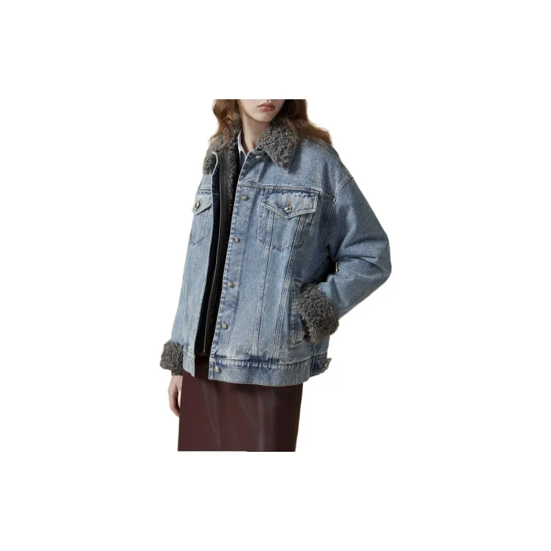 DKNY Denim Jacket Women's Light Blue-3