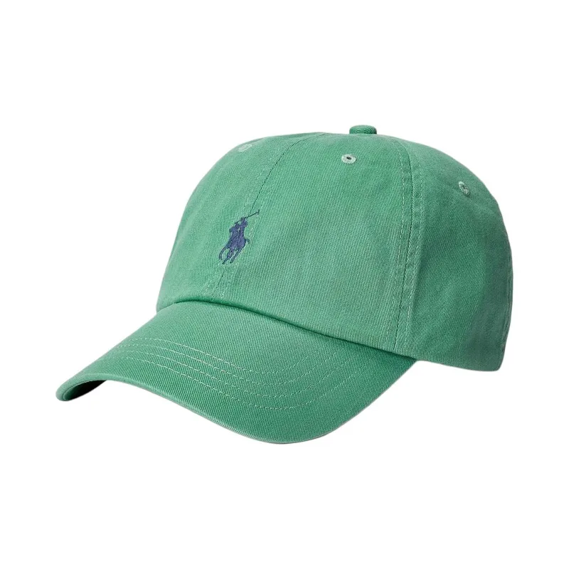 Polo Ralph Lauren Cotton Baseball Caps Women's Raft Green-0