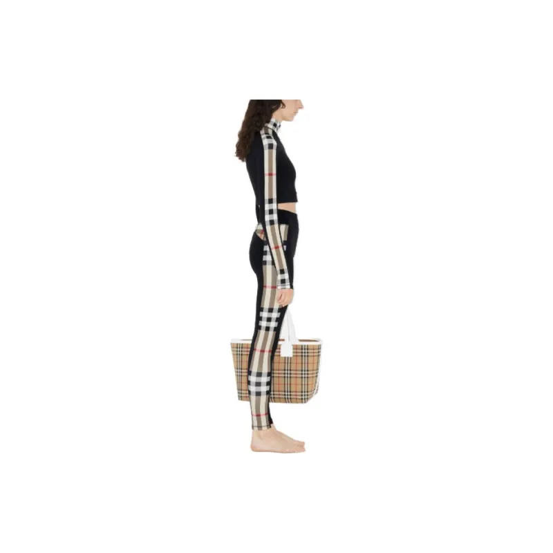 Burberry Vintage Check panel Cropped Top-1