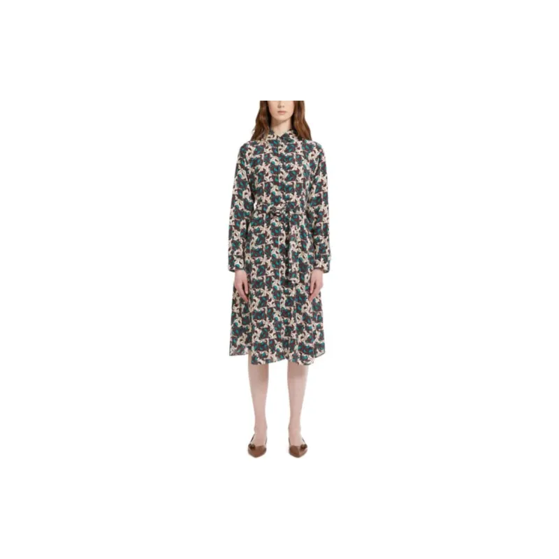 WEEKEND MaxMara FW22 Long Sleeved Dress Women's Multicolor-1
