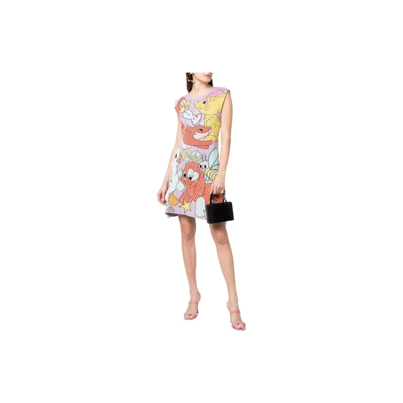 MOSCHINO Sleeveless Dresses Women's Multicolor-1
