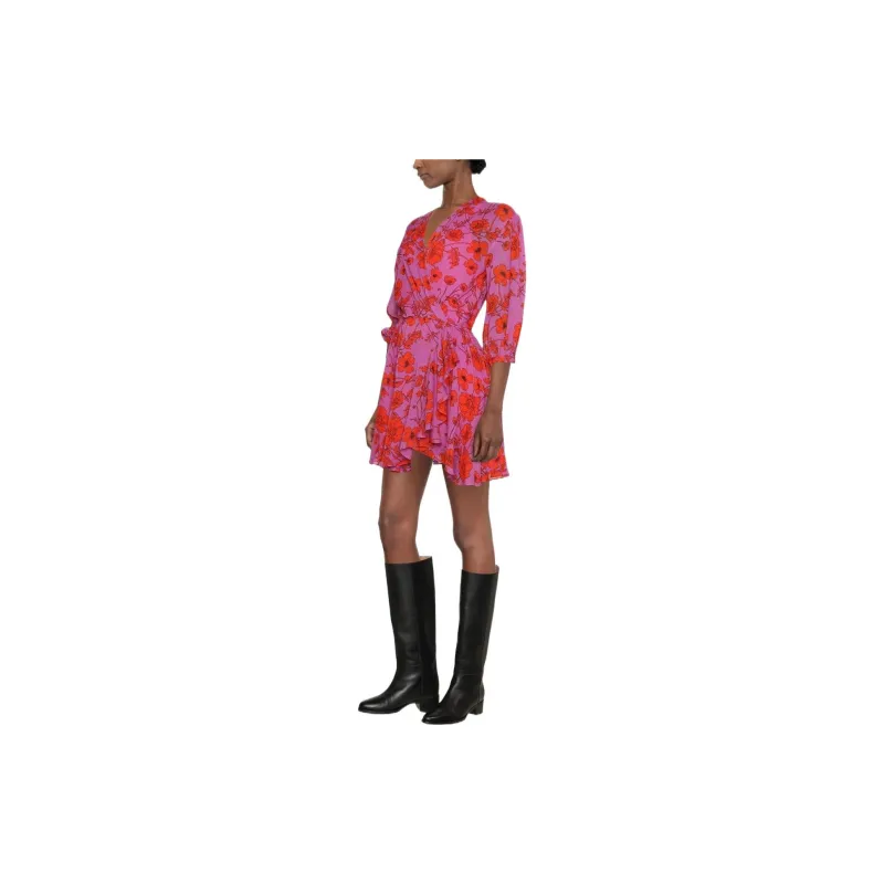 PINKO Long Sleeved Dresses Women's Pink-3