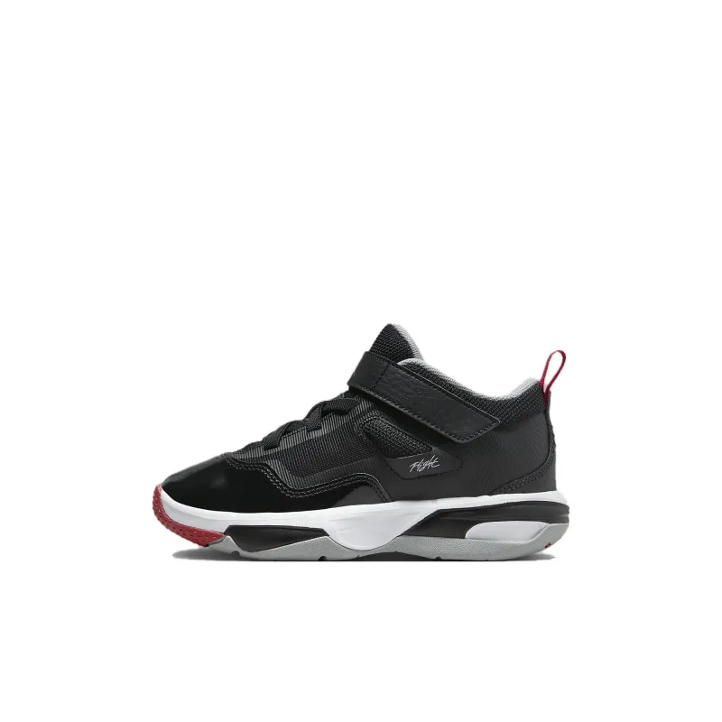 Nike Stay Loyal 3 Anti Slip Wear Resistant Low Top Kids' Running Shoes Black White Kids'-0