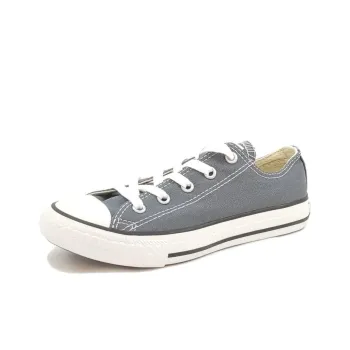 Converse Chuck Taylor Wear-resistant And Lightweight Low-Top Kids Canvas Shoes Gray Teenagers