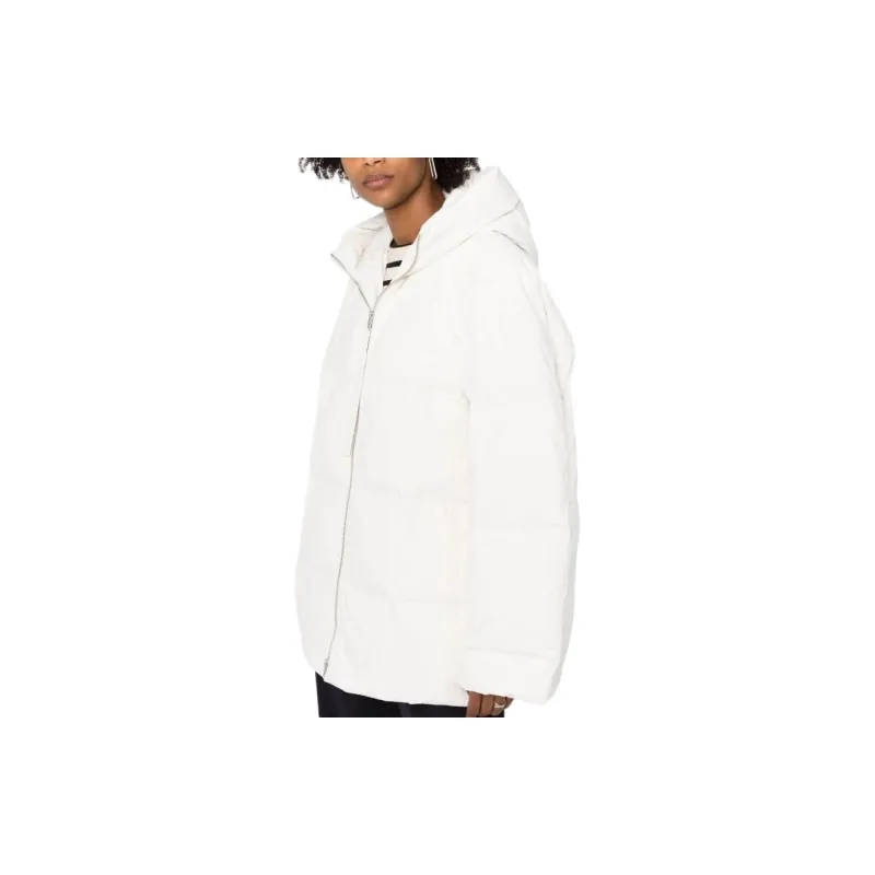 JIL SANDER Padded Zip up Hooded Jacket-3