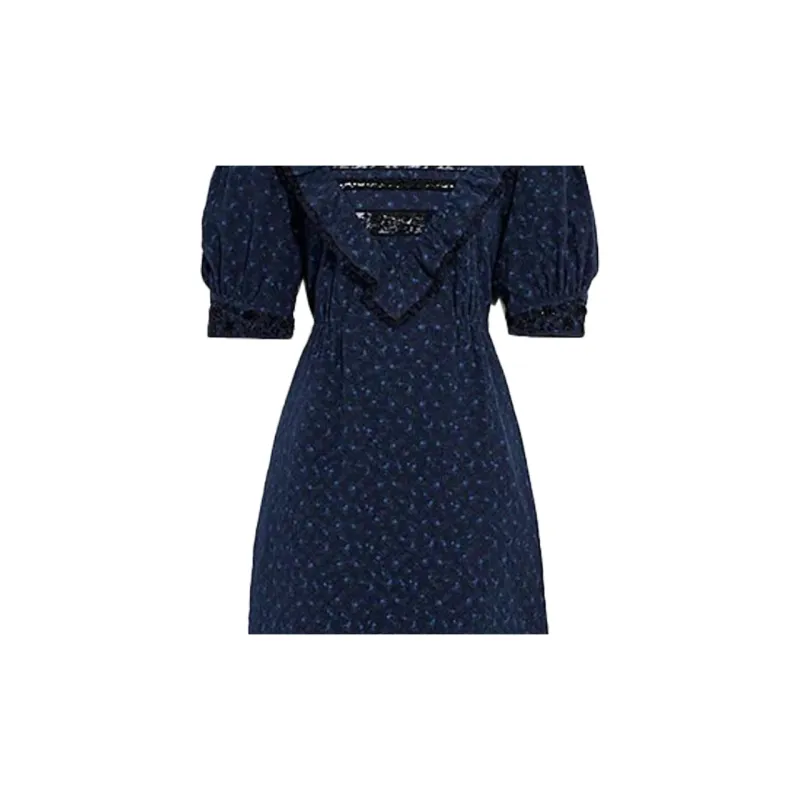 COACH Short Sleeved Dresses Women's Dark Blue-2