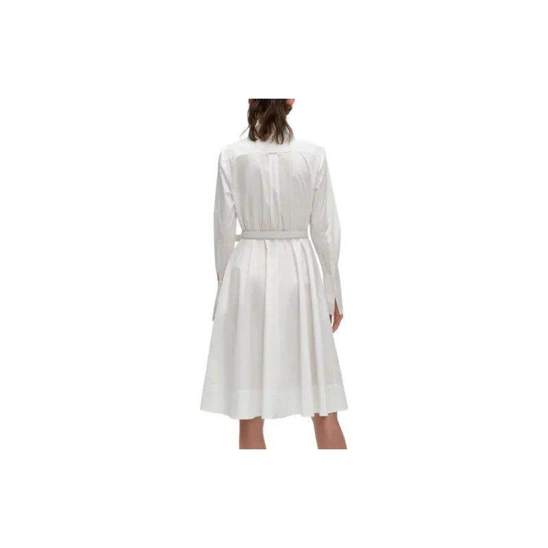 KARL LAGERFELD SS24 Long-Sleeved Dresses Women's White-3