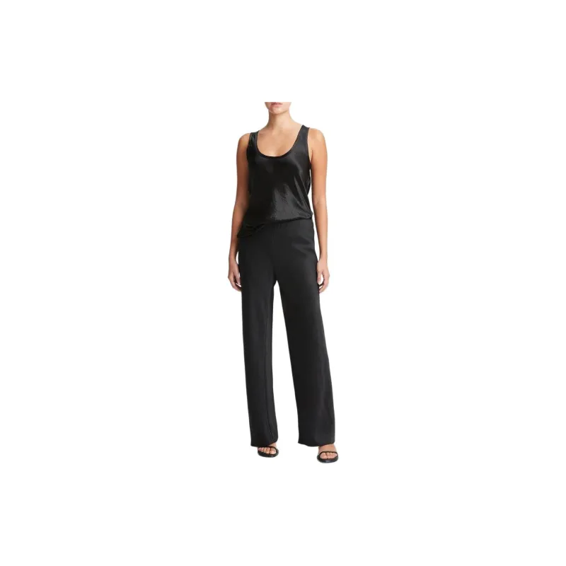 VINCE Straight leg Satin Trousers-1