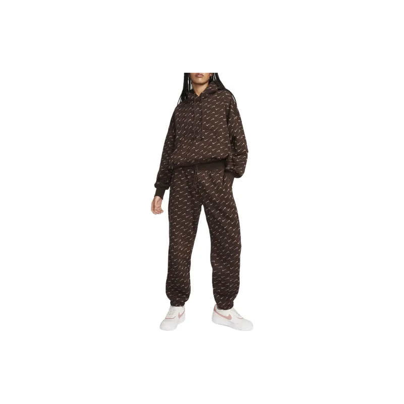 Nike Sportswear Phoenix Fleece Knitted Sports Pants Women's Brown-2