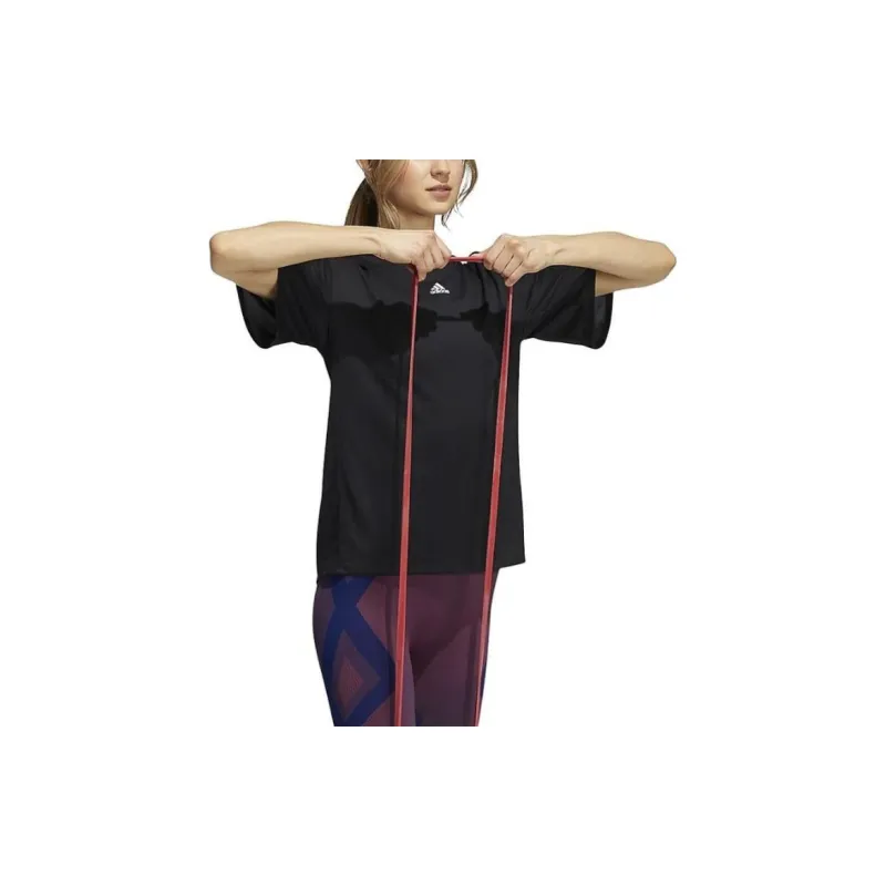 adidas Women's Training 3-Stripes AEROREADY Tee Black-2