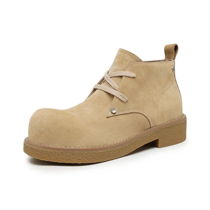 Mo Xu High Top Casual Shoes Unisex Sand-1