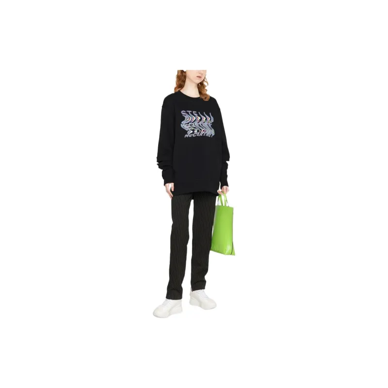 Stella McCartney Logo Detailed Oversized Sweatshirt-1