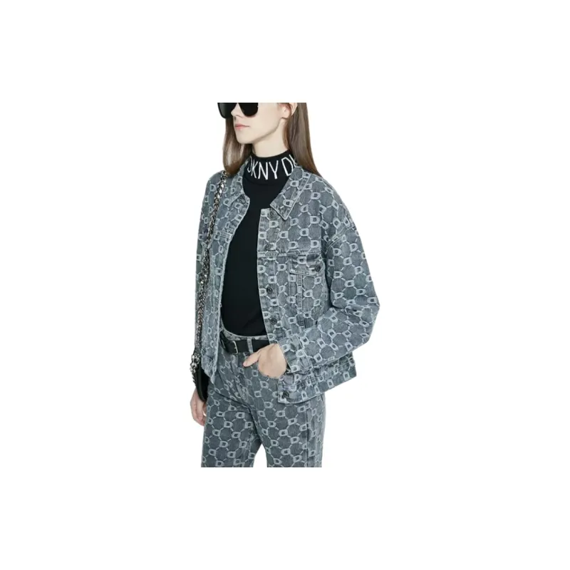 DKNY Denim Jackets Women's Gray-1