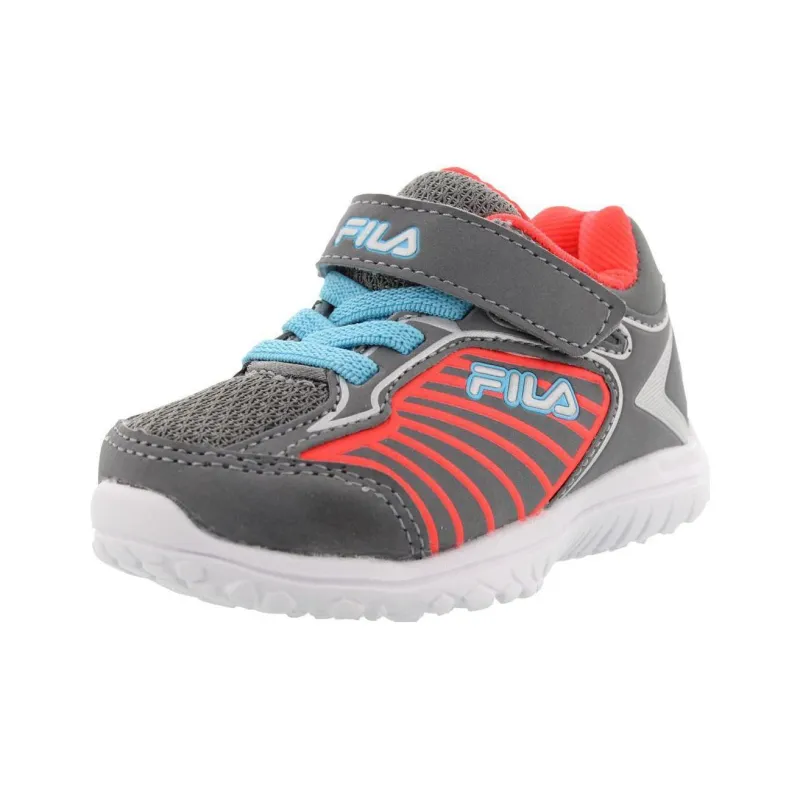 FILA KIDS Cushioning Wear Resistant Kids Lifestyle Shoes Gray Teenagers-0