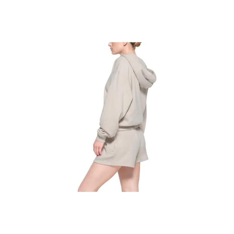 SKIMS COTTON FLEECE CLASSIC SHORT Casual Shorts Women's STONE/Stone Color-3