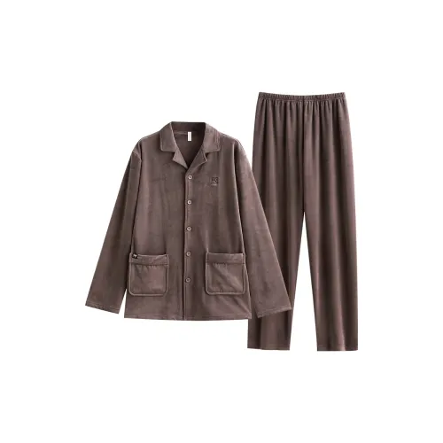 UAVAE Pajama Set Womens Apricot