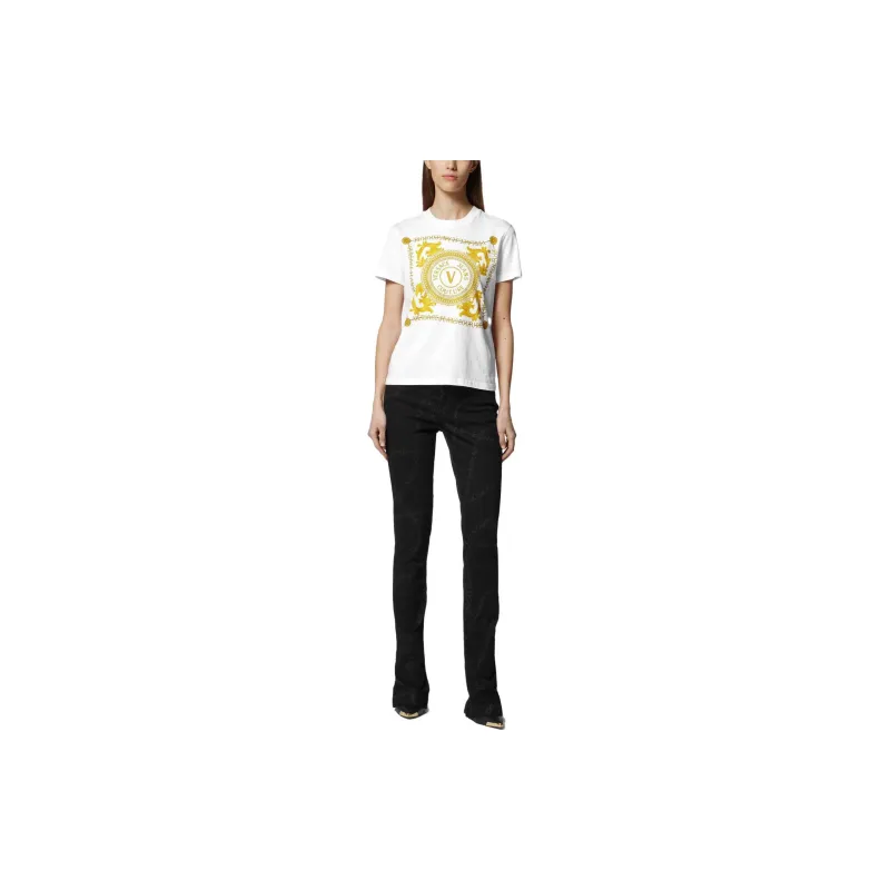 VERSACE Jeans Couture Logo Couture Print T shirt-1