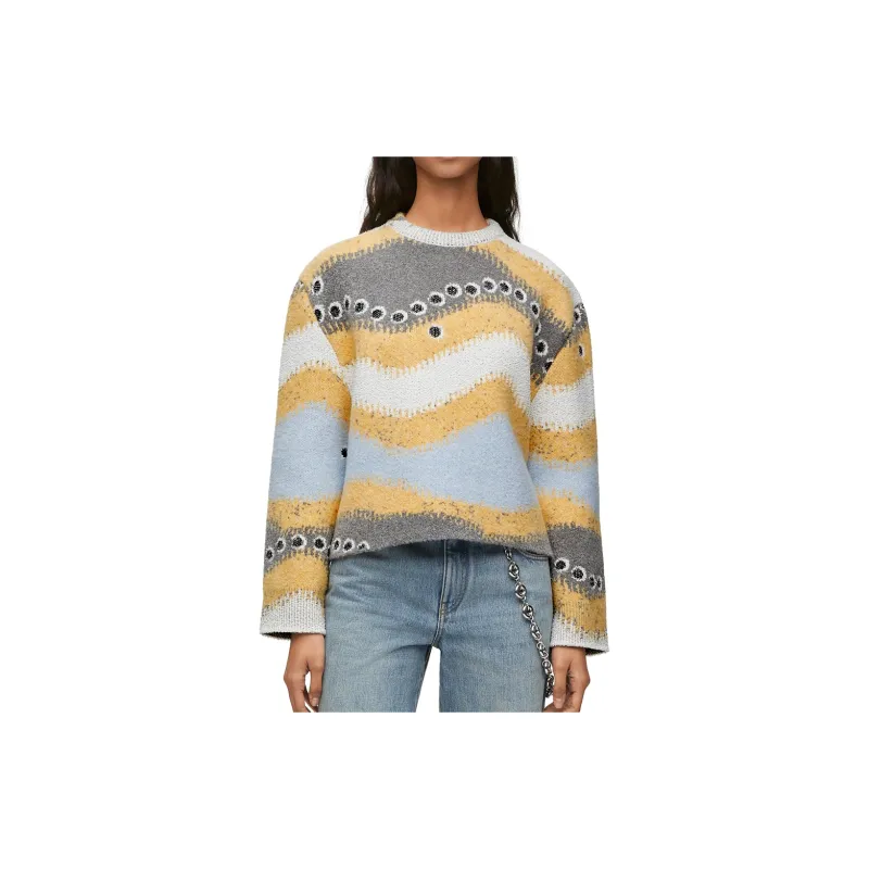 LOEWE Pattern Jacquard Crewneck Jumper-2