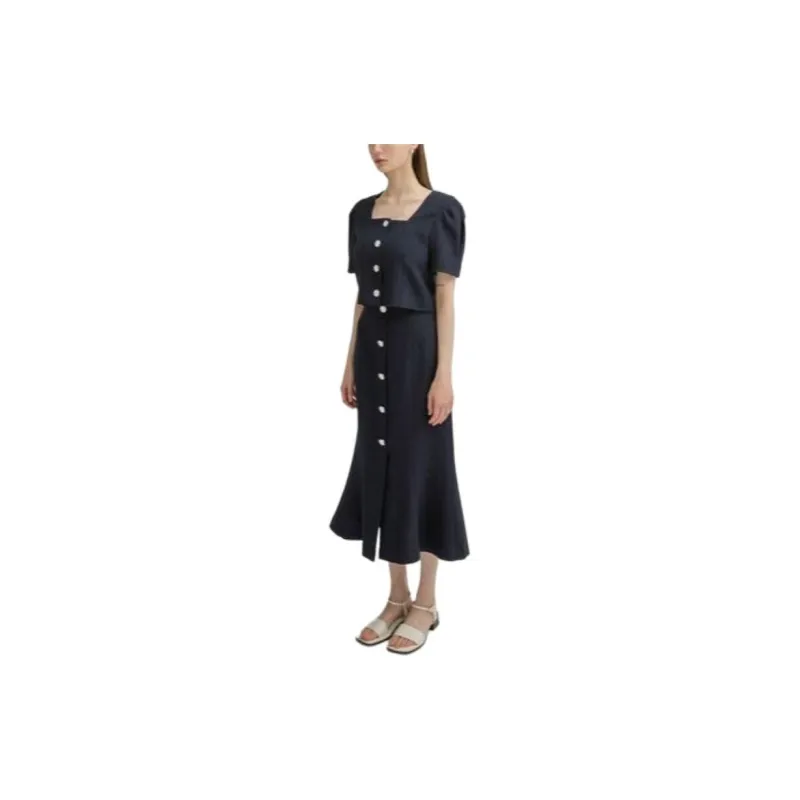 Bananain Shirt Women's Marine Blue-3