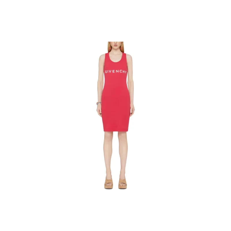 Givenchy Logo Printed Tank Dress-1