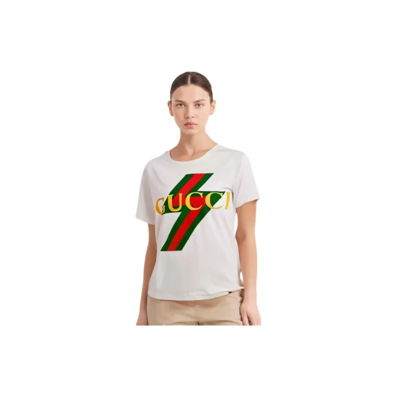 GUCCI T Shirts Women's Beige-4