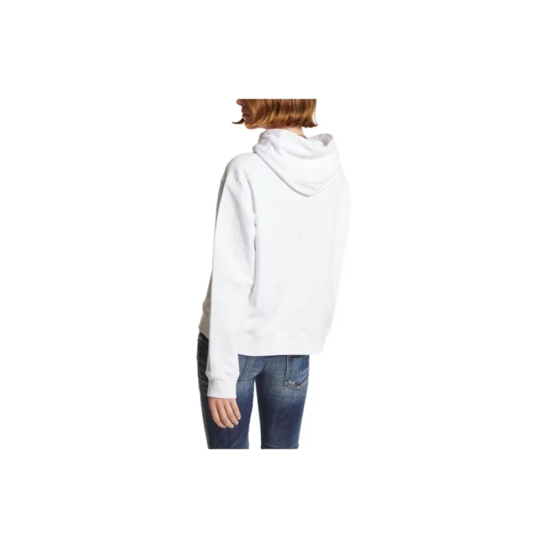 DSQUARED 2 Drawstring Graphic Printed Hoodie-4