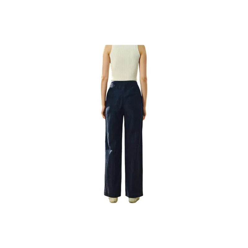 INSUN SS24 Suit Trouser Women's Navy Blue-2