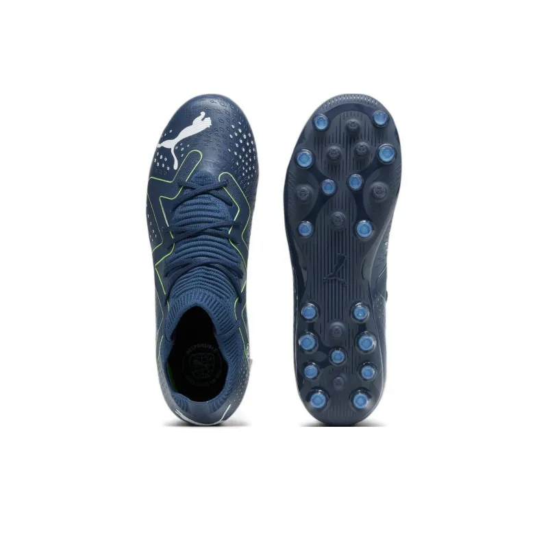 PUMA Future Match Abrasion Resistant Low Top Kids' Soccer Shoes Navy Blue Kids'-5