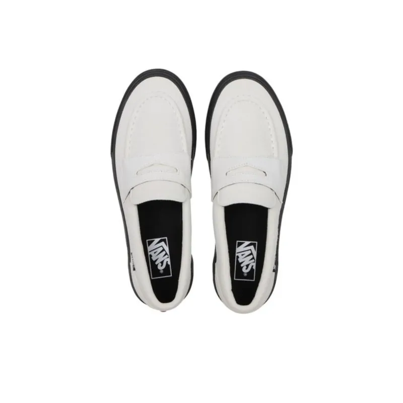 Vans Loafer Japan Unchained White Black-2
