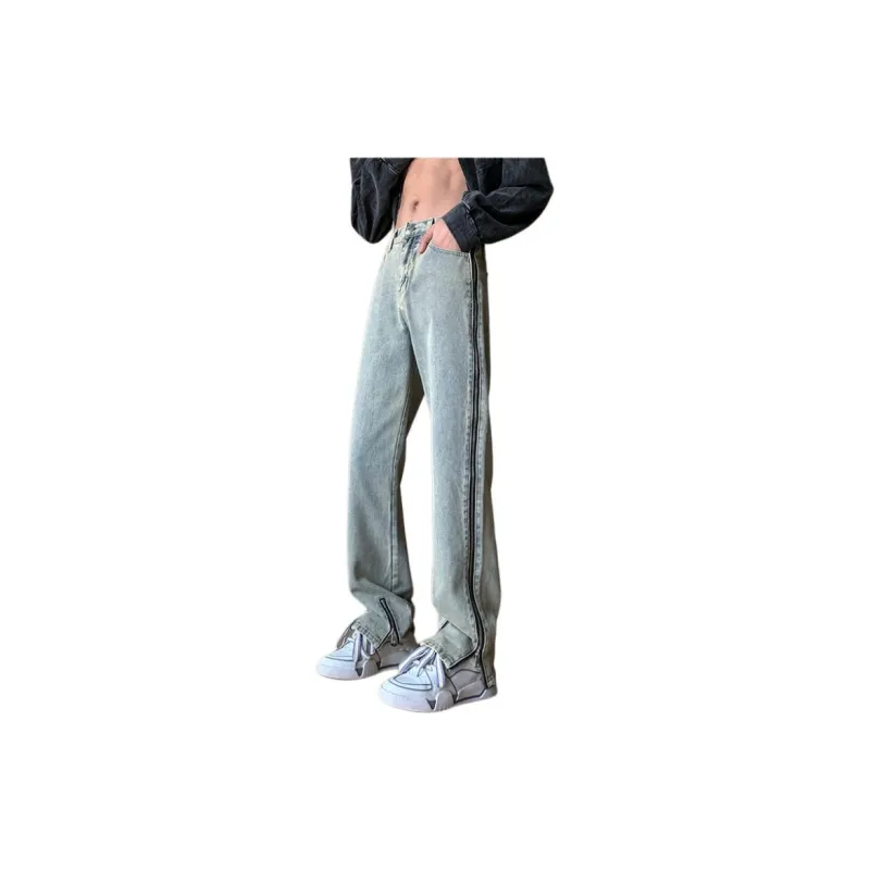 Concubine Zhu Jeans Unisex Yellow Mud-10