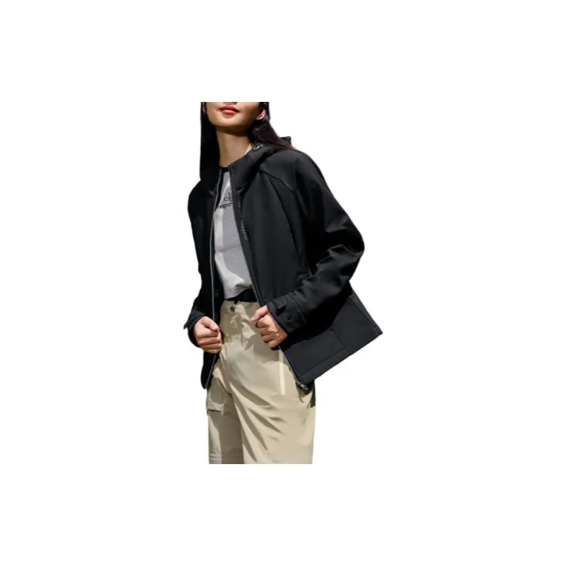 361° Variety Training Collection Trench Coat Women's Super Black-3