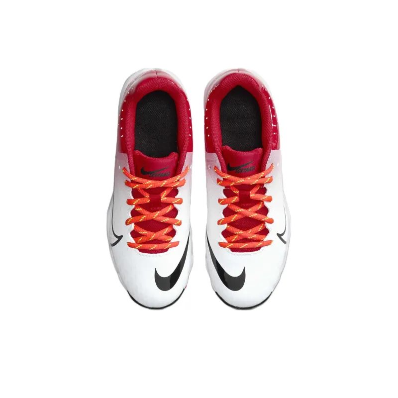Nike Hyperdiamond 4 Keystone GG GS 'White University Red'-3