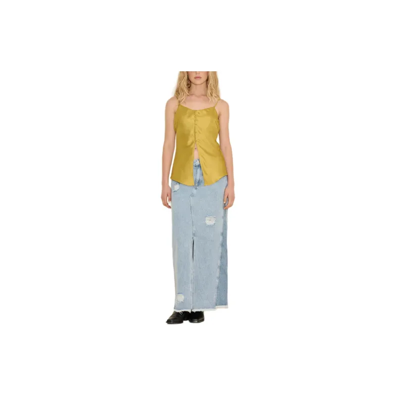 HOLZWEILER Camisole Women's Green-1