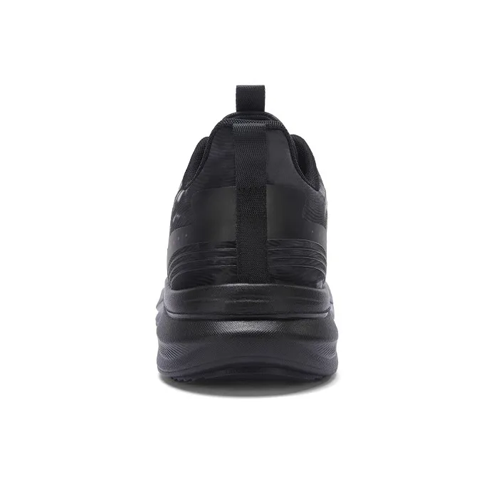 Warrior Cushioning Rebound Wear Resistant Lightweight Low Top Running Shoes Men's Black Black-3