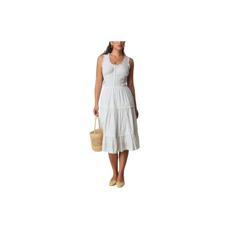 Rouje ROSELENE DRESS Sleeveless Dress Women's White-1