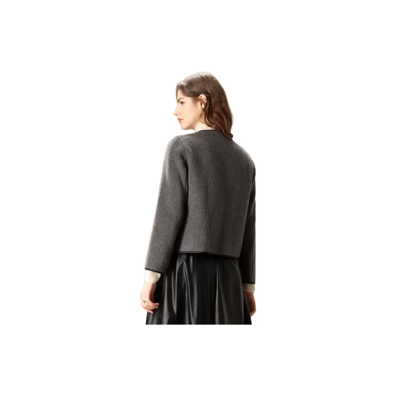FENHONGMALI Coats Women's Gray-2