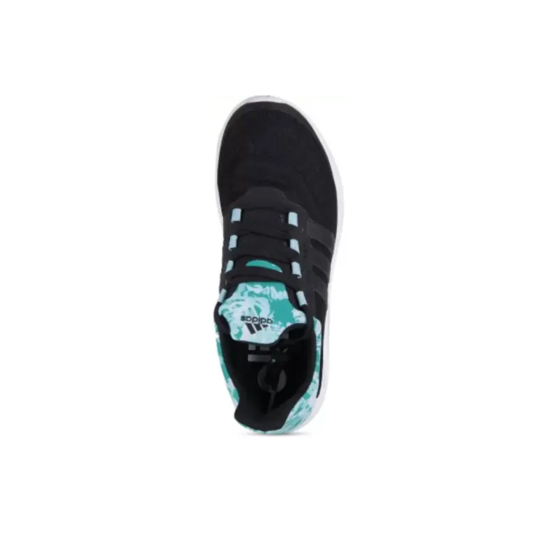 Adidas Bounce Cushioning Wear Resistant Low Top Running Shoes Women's Green Black-2