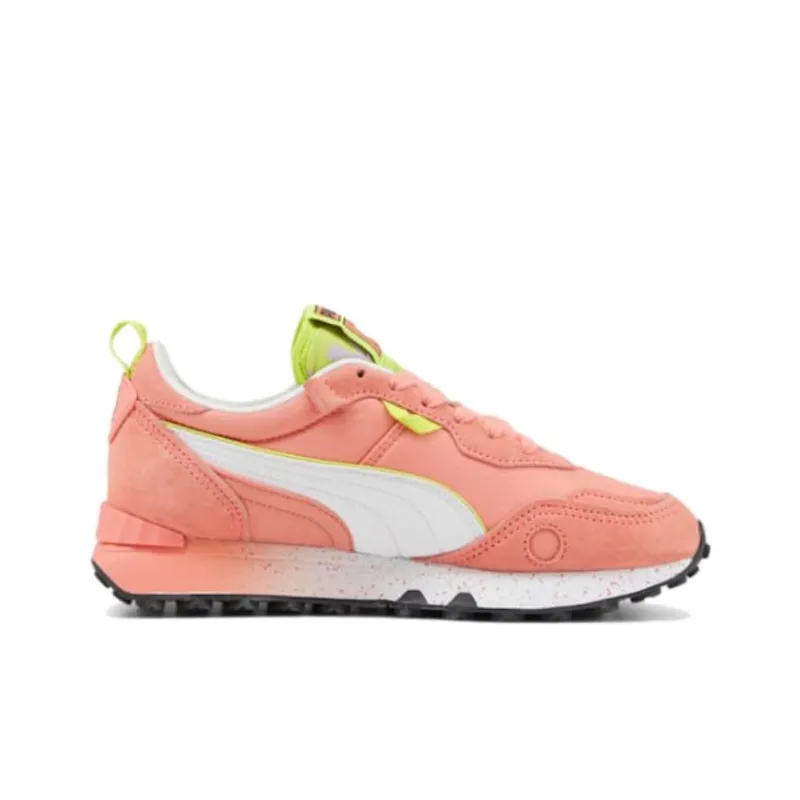 SPONGEBOB SQUAREPANTS x PUMA Rider FV Slip Resistant Shock Absorbers Low Top Kids' Running Shoes Pink Teenagers-1