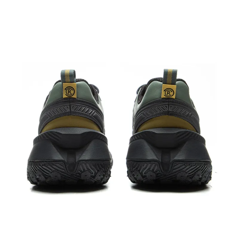 LiNing Cushioning Anti-Slip And Wear-Resistant Low-Top Casual Running Shoes Unisex Green Black-4