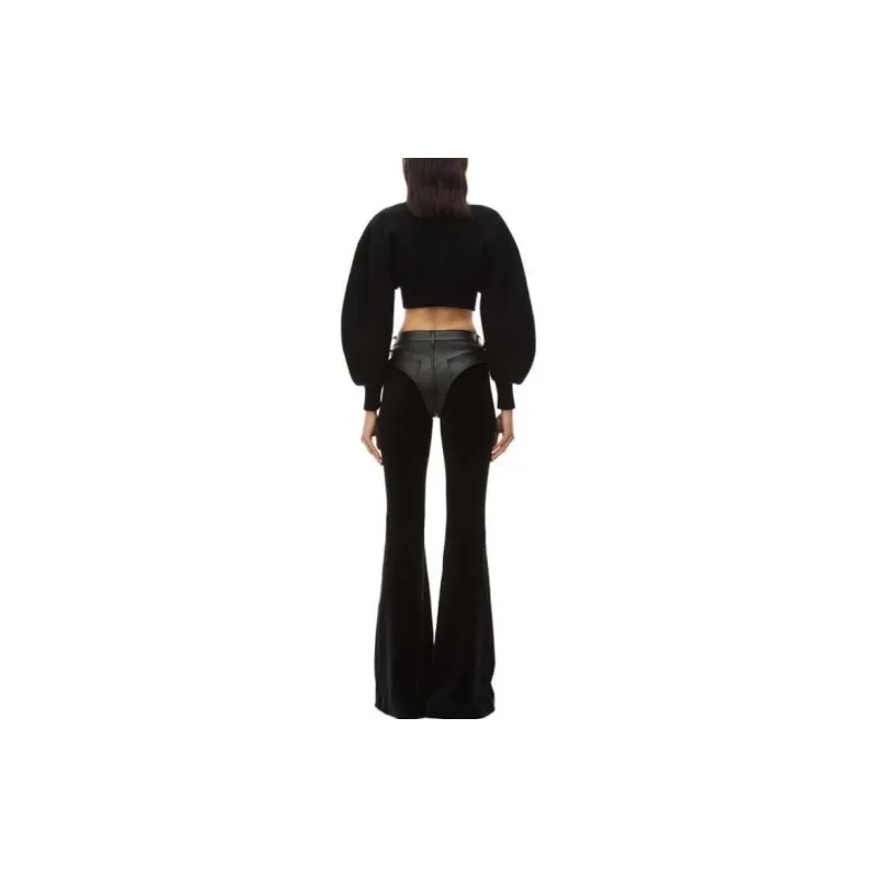 Alexander Wang V-Neck Cropped Cardigan-2