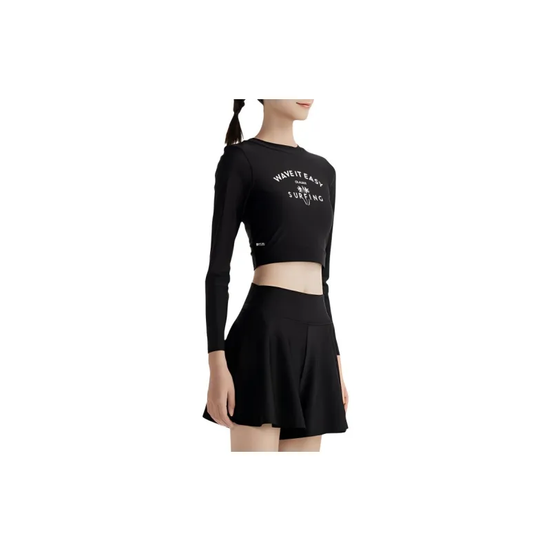 DECATHLON Two Piece Swimsuits Women's Black-3